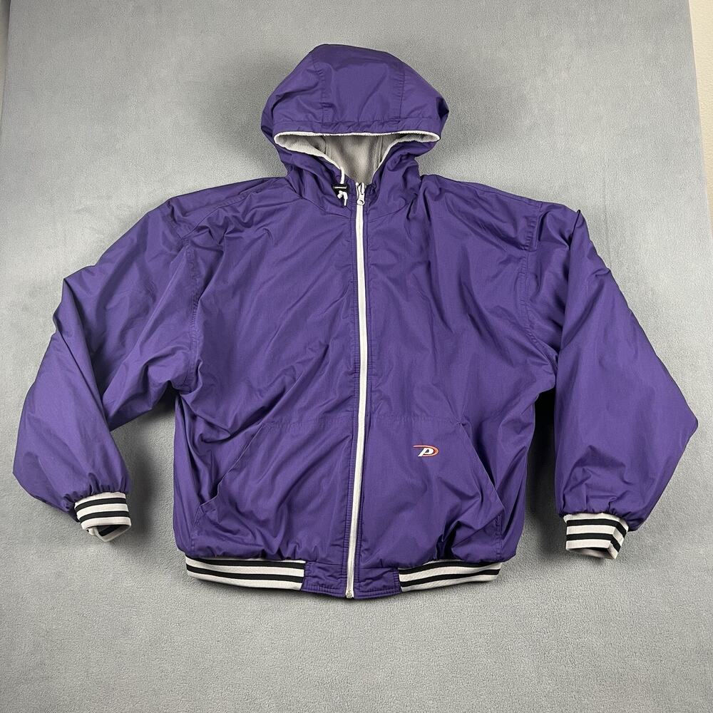 Vintage Pro Player Jacket Mens XL NBA Phoenix Suns Reversible Full Zip Fleece